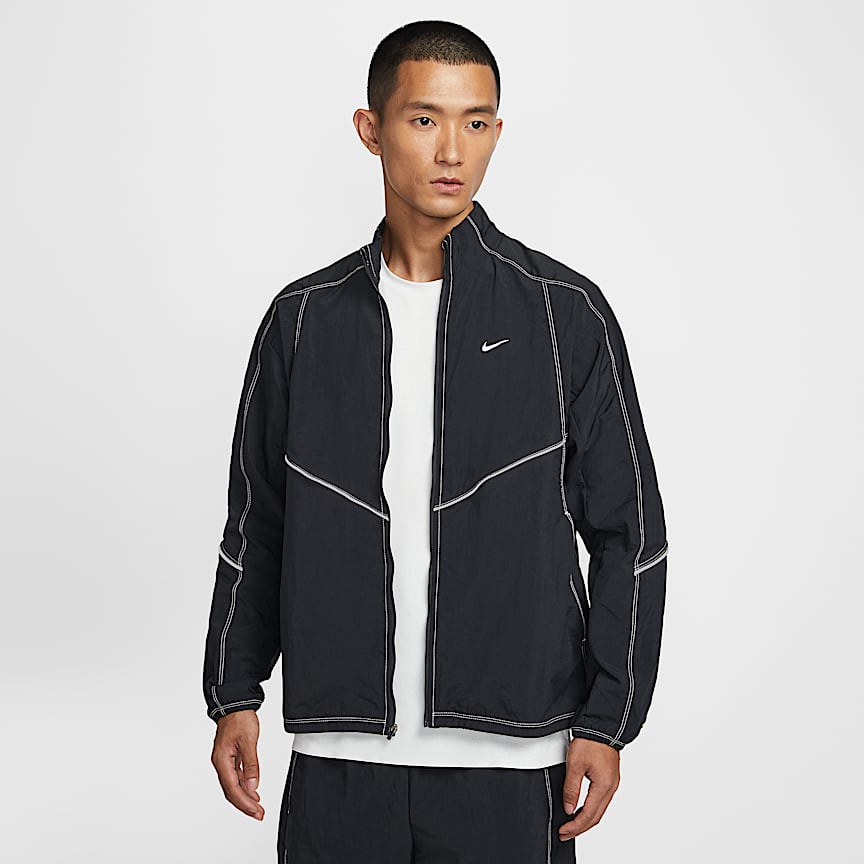 Nike Tech Men's Shori-Knit Full-Zip Windrunner Jacket. Nike ID